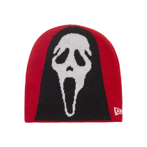 Supreme New Era Ghostface Beanie Red