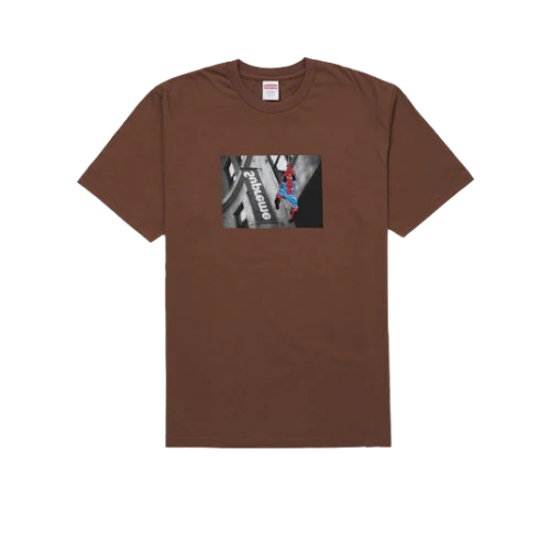 Supreme Spider-Man Tee Brown