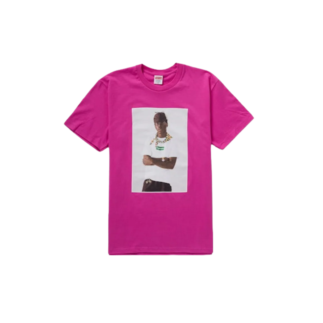 Supreme Tyler The Creator T-shirt Magenta