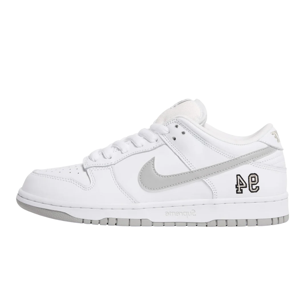 Supreme X Nike SB Dunk Low Pro White