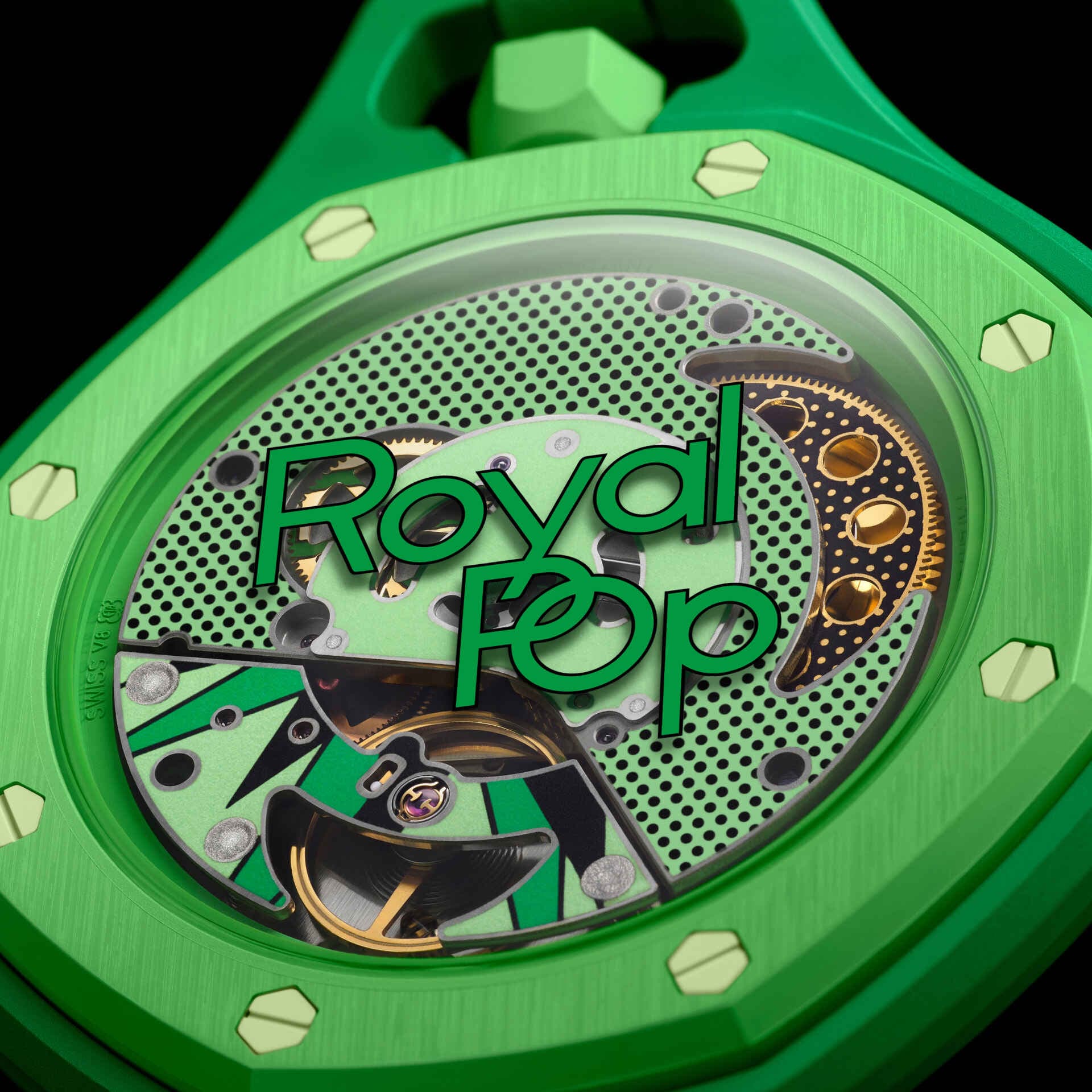Swatch x Audemars Piguet Bioceramic Royal Pop Green Eight - Image 5