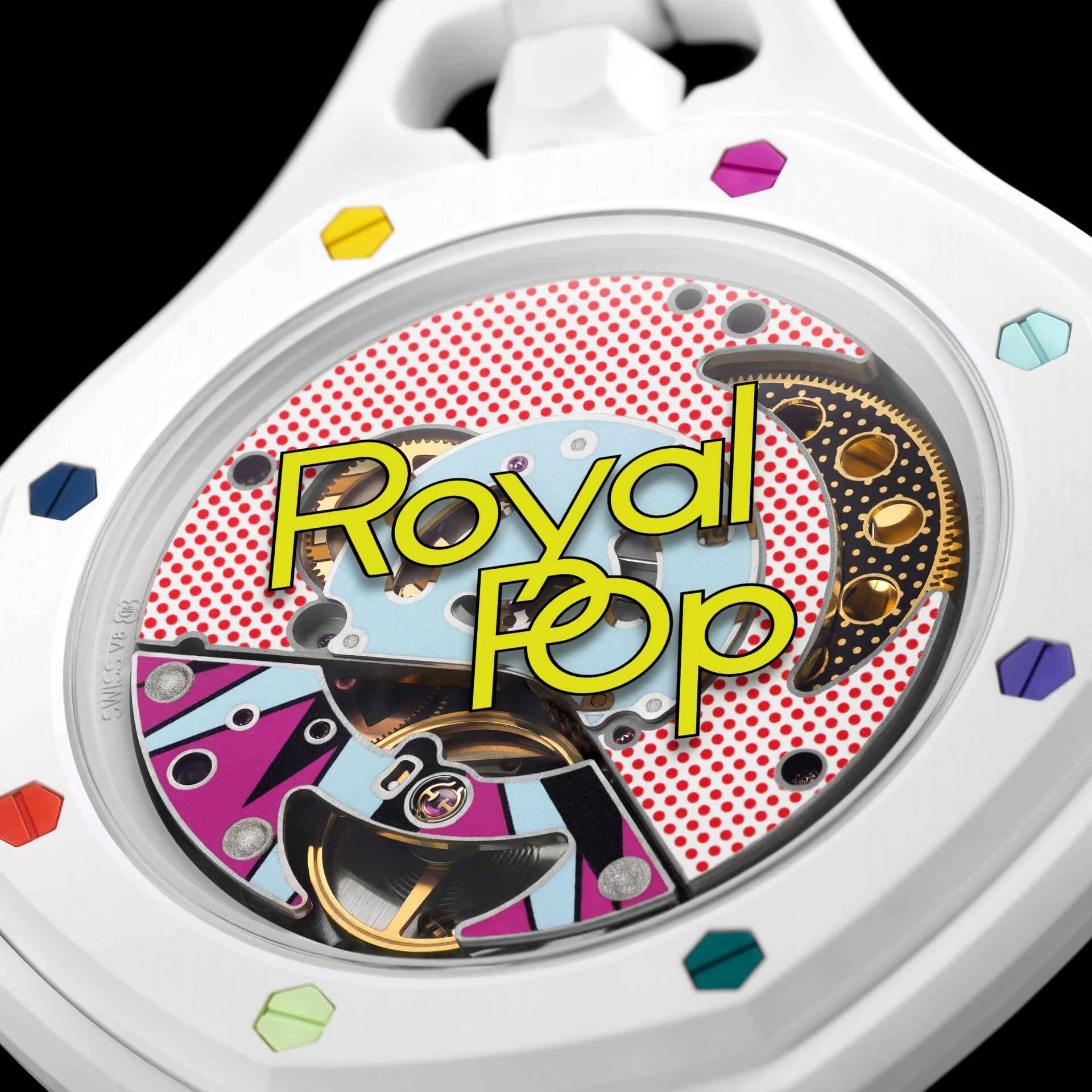 Swatch x Audemars Piguet Bioceramic Royal Pop Huit Blanc - Image 4