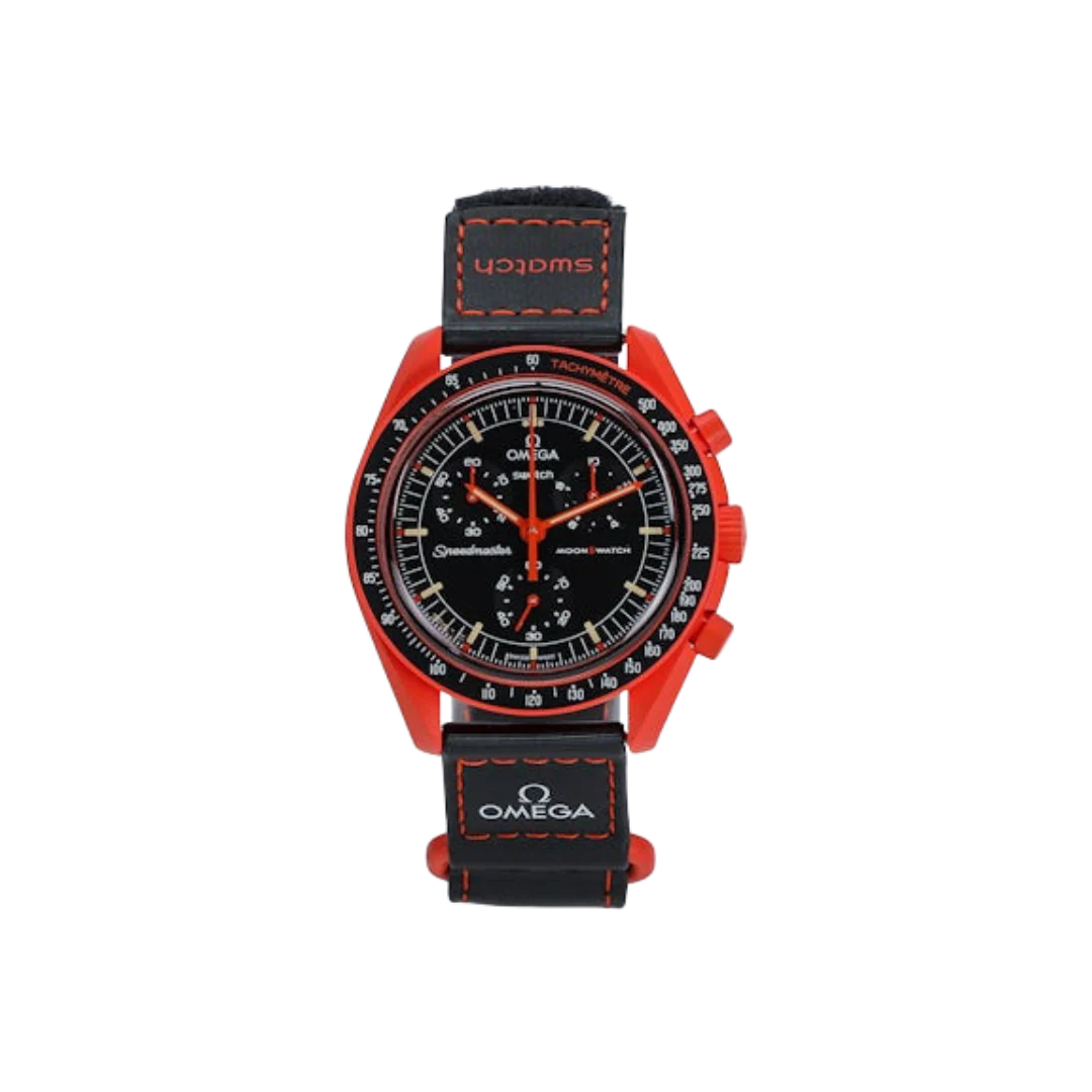 Swatch x Omega Bioceramic Moonswatch Mission On Earth Lava