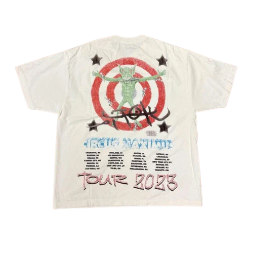 Travis Scott Utopia Circus Maximus Tour Tee III White - Image 2