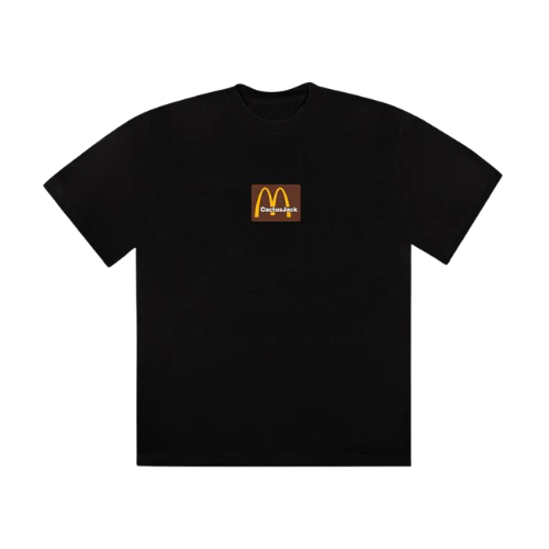 Travis Scott x McDonald's Sesame Inv T-shirt Black