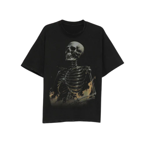 WARMAN Skeleton On Fire Graphic Tee